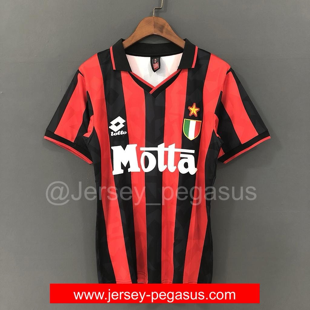1993-1994 AC MILAN HOME JERSEY 1993-1994 AC MILAN HOME JERSEY