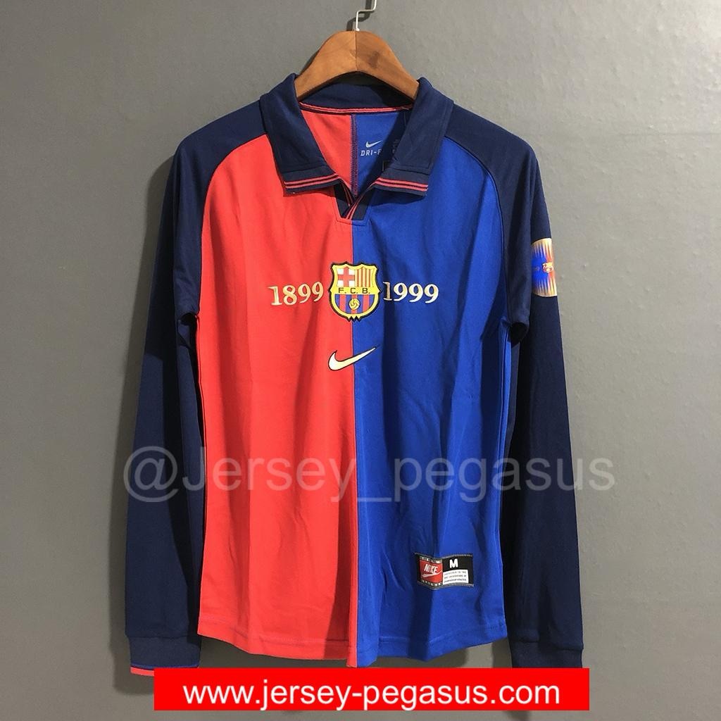 FC Barcelona 100th Anniversary version Kit – Long Sleeves