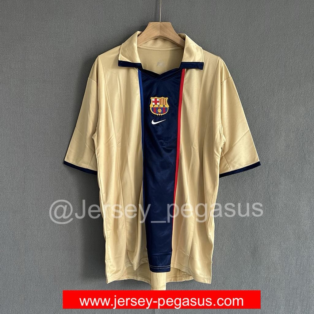 2001-2002 FC BARCELONA AWAY JERSEY