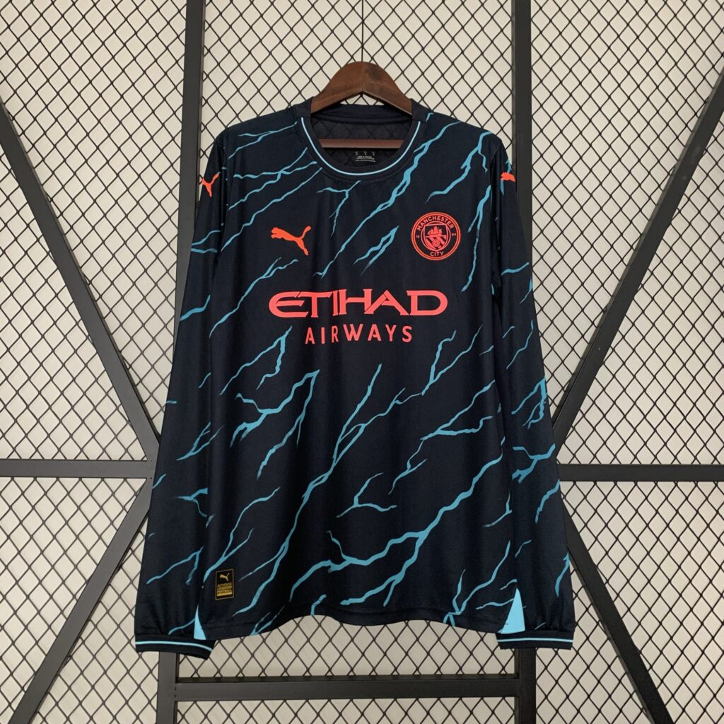 2023-2024 MANCHESTER CITY THIRD LONG SLEEVE