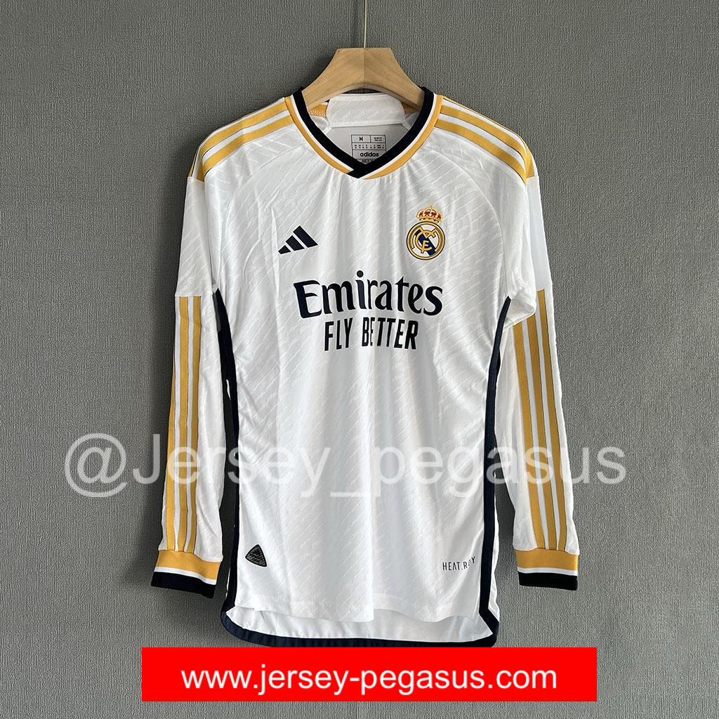 2023-2024 REAL MADRID HOME LONG SLEEVE