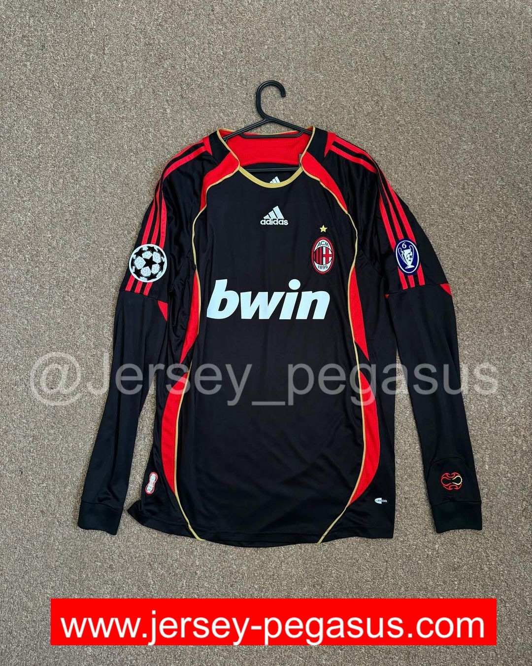 2006-2007 AC MILAN LONG SLEEVE JERSEY