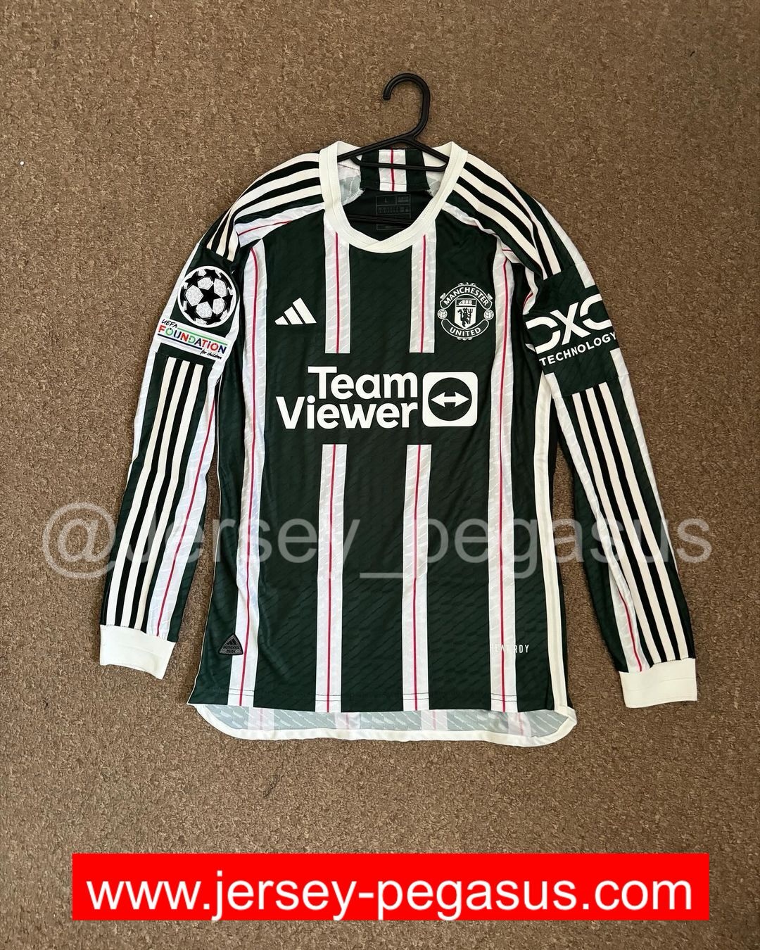 2023-2024 MANCHESTER UNITED THIRD AWAY LONG SLEEVE JERSEY