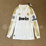 2011-2012 REAL MADRID HOME LONG SLEEVE JERSEY