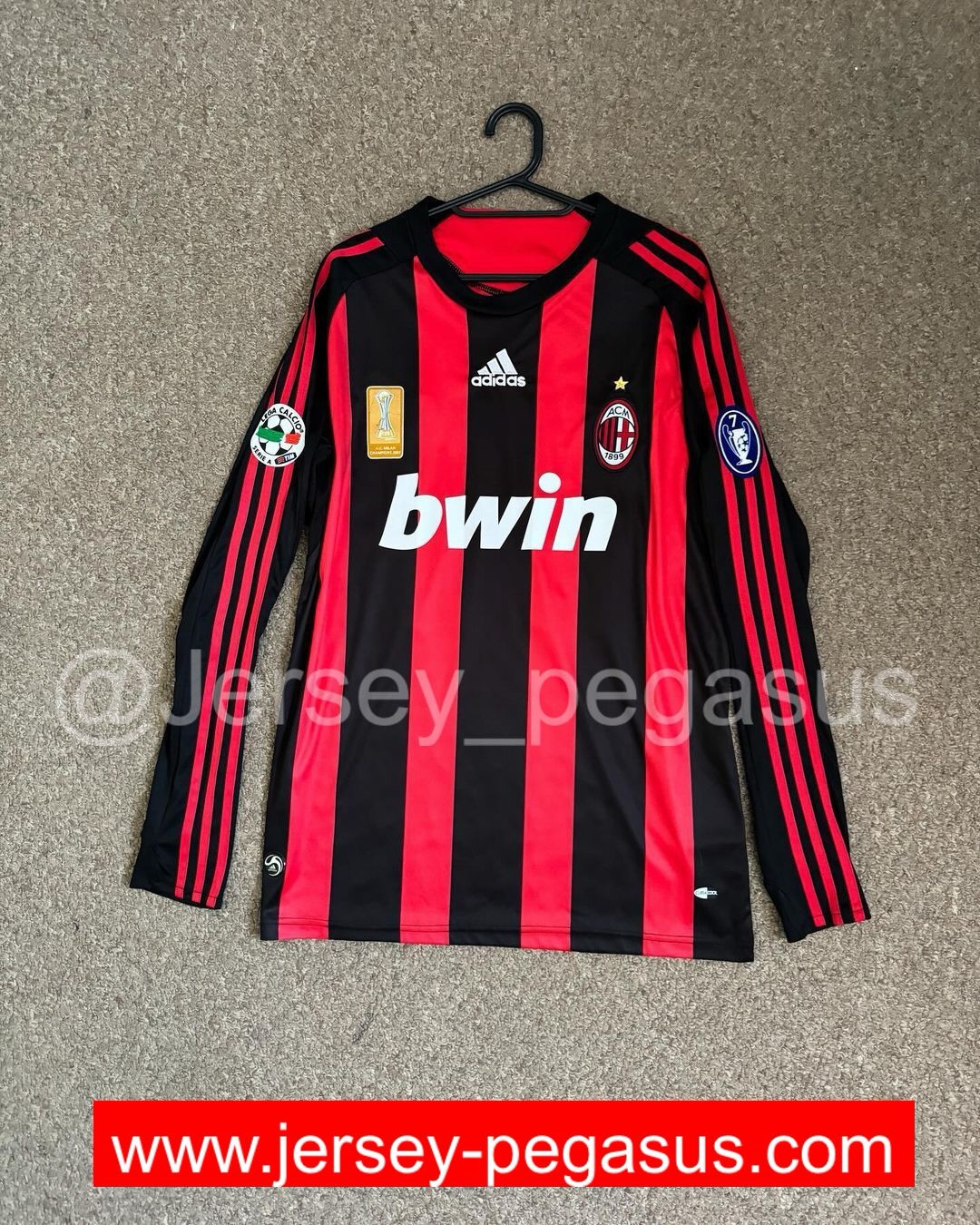 2009-2010 AC MILAN HOME LONG SLEEVE