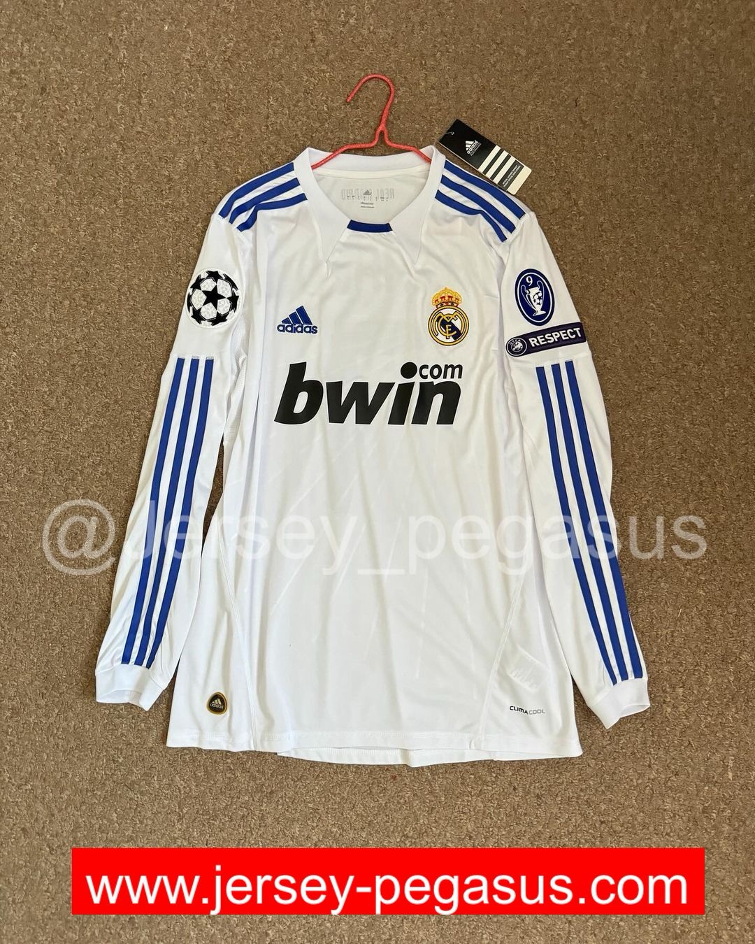 2011-2012 REAL MADRID HOME LONG SLEEVE