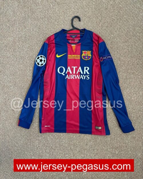 FC BARCELONA 2015 FINAL JERSEY LONG SLEEVE