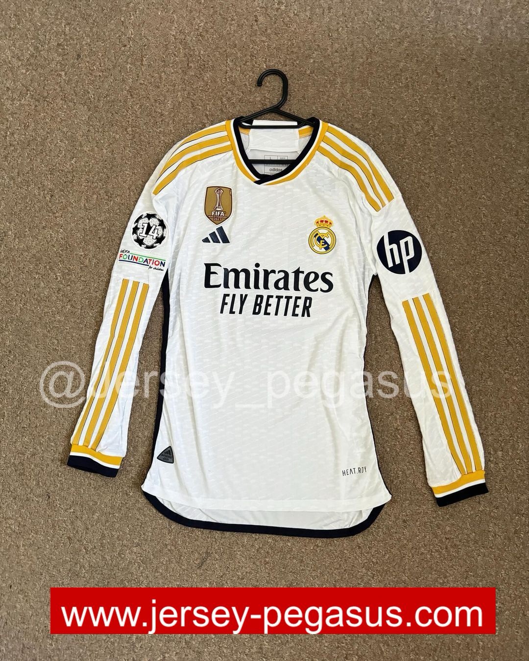 2023-2024 REAL MADRID HOME LONG SLEEVE 2023-2024 REAL MADRID HOME LONG SLEEVE