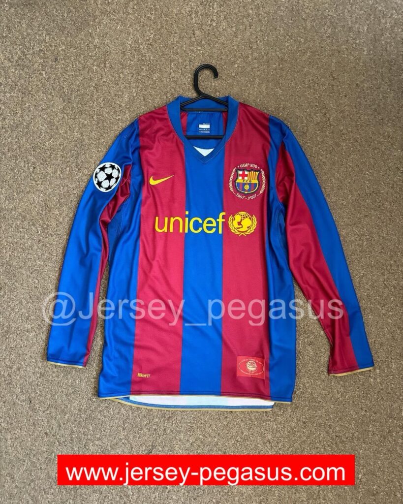 FC BARCELONA 2007-2008 JERSEY LONG SLEEVE