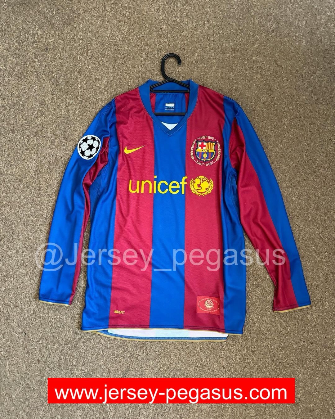 FC BARCELONA 2007-2008 JERSEY LONG SLEEVE FC BARCELONA 2007-2008 JERSEY LONG SLEEVE