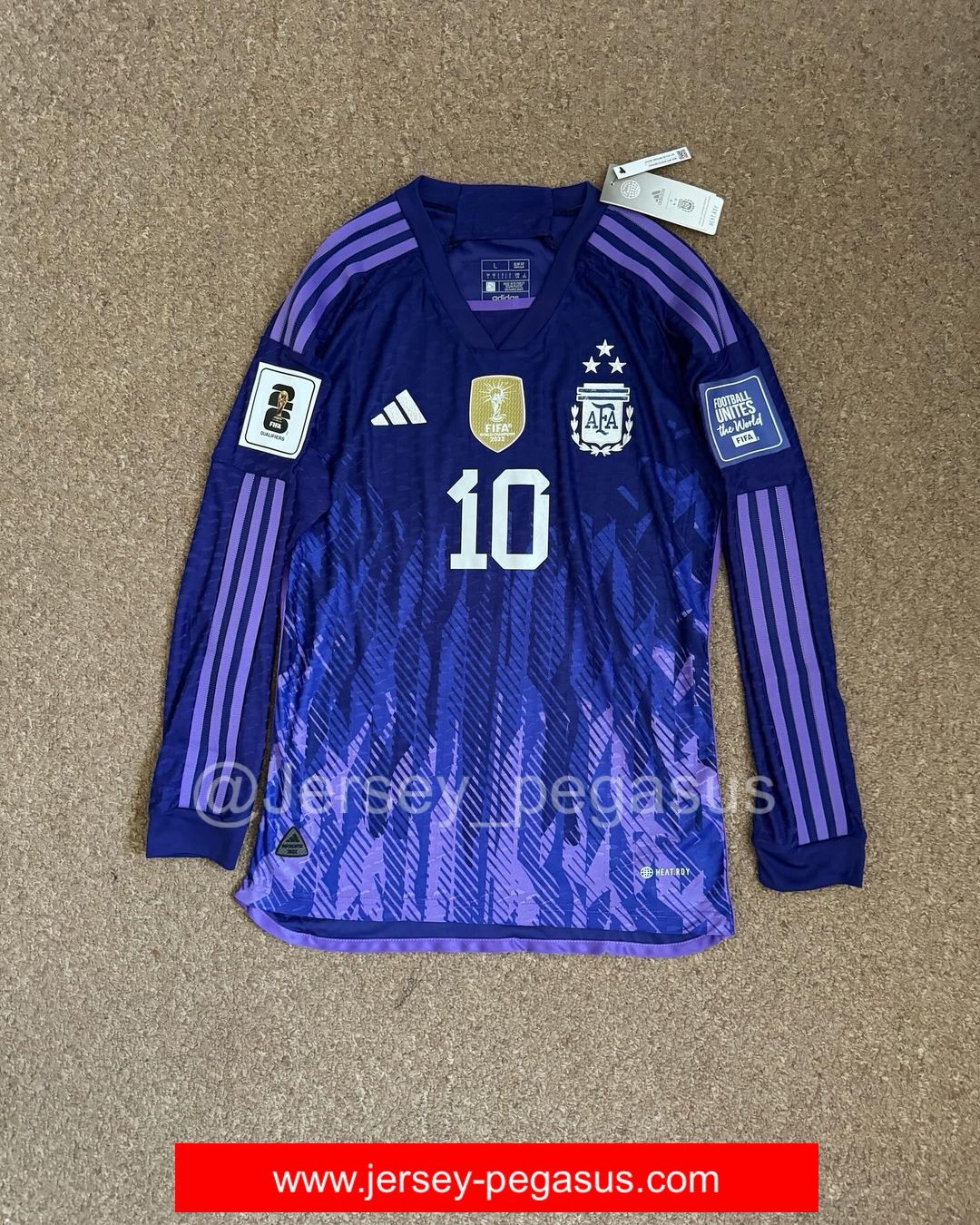 2022-2023 ARGENTINA AWAY LONG SLEEVE JERSEY