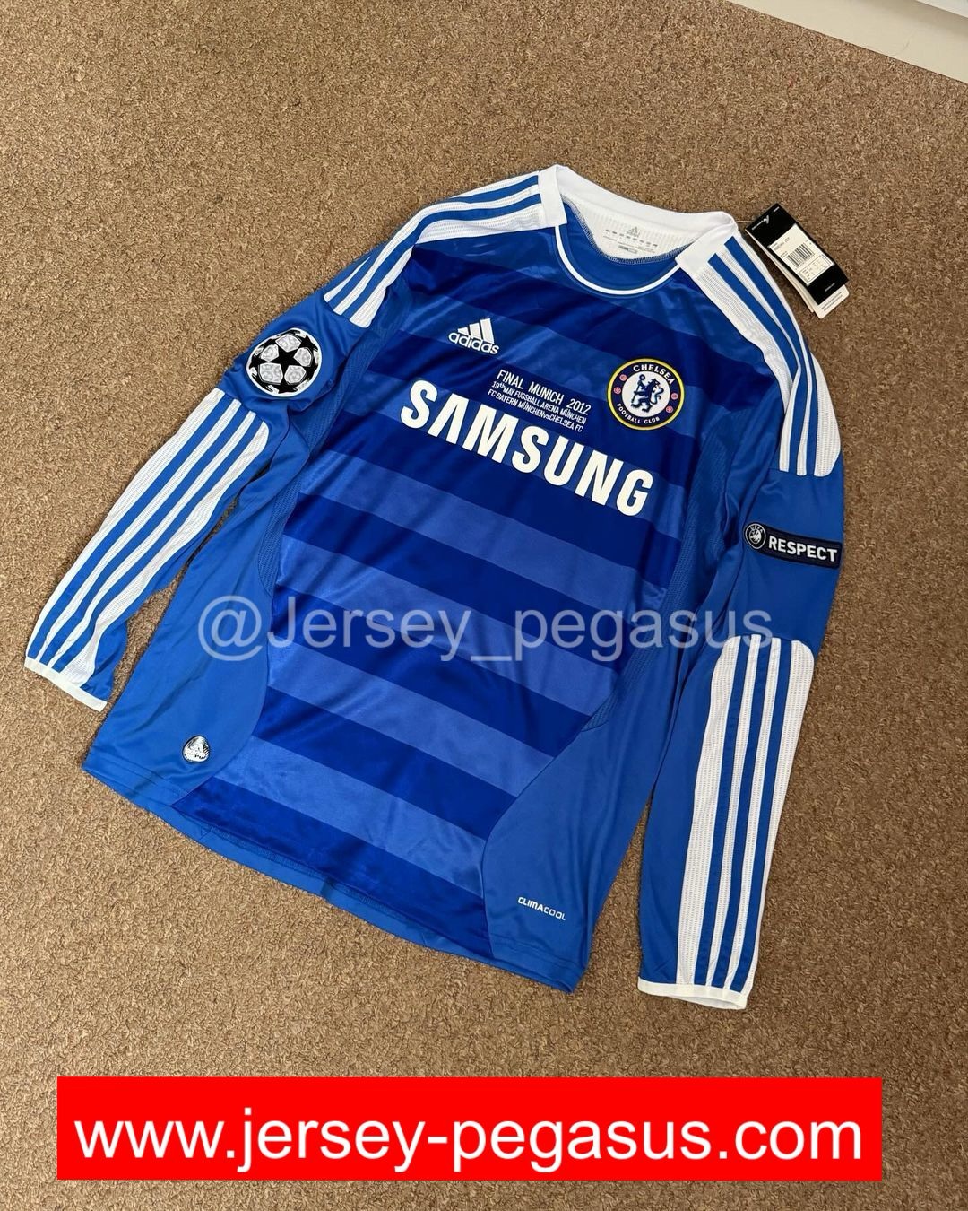CHELSEA FINAL UCL 2012 LONG SLEEVE JERSEY