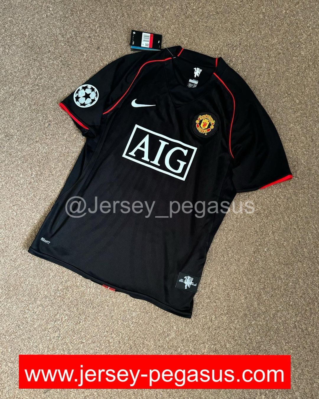 2007-2008 MAN UNITED THIRD AWAY JERSEY