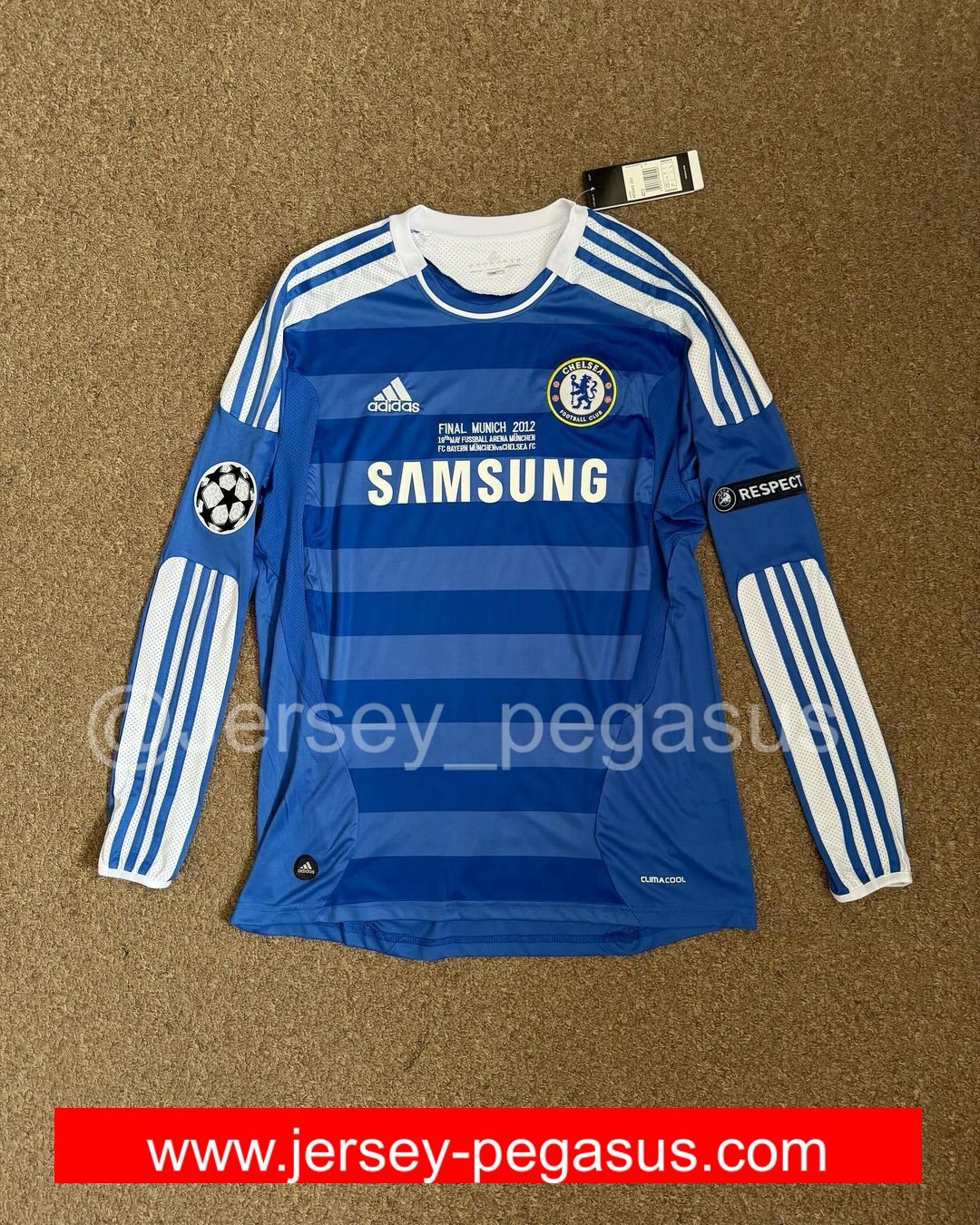 CHELSEA 2012 FINAL UCL LONG SLEEVE JERSEY
