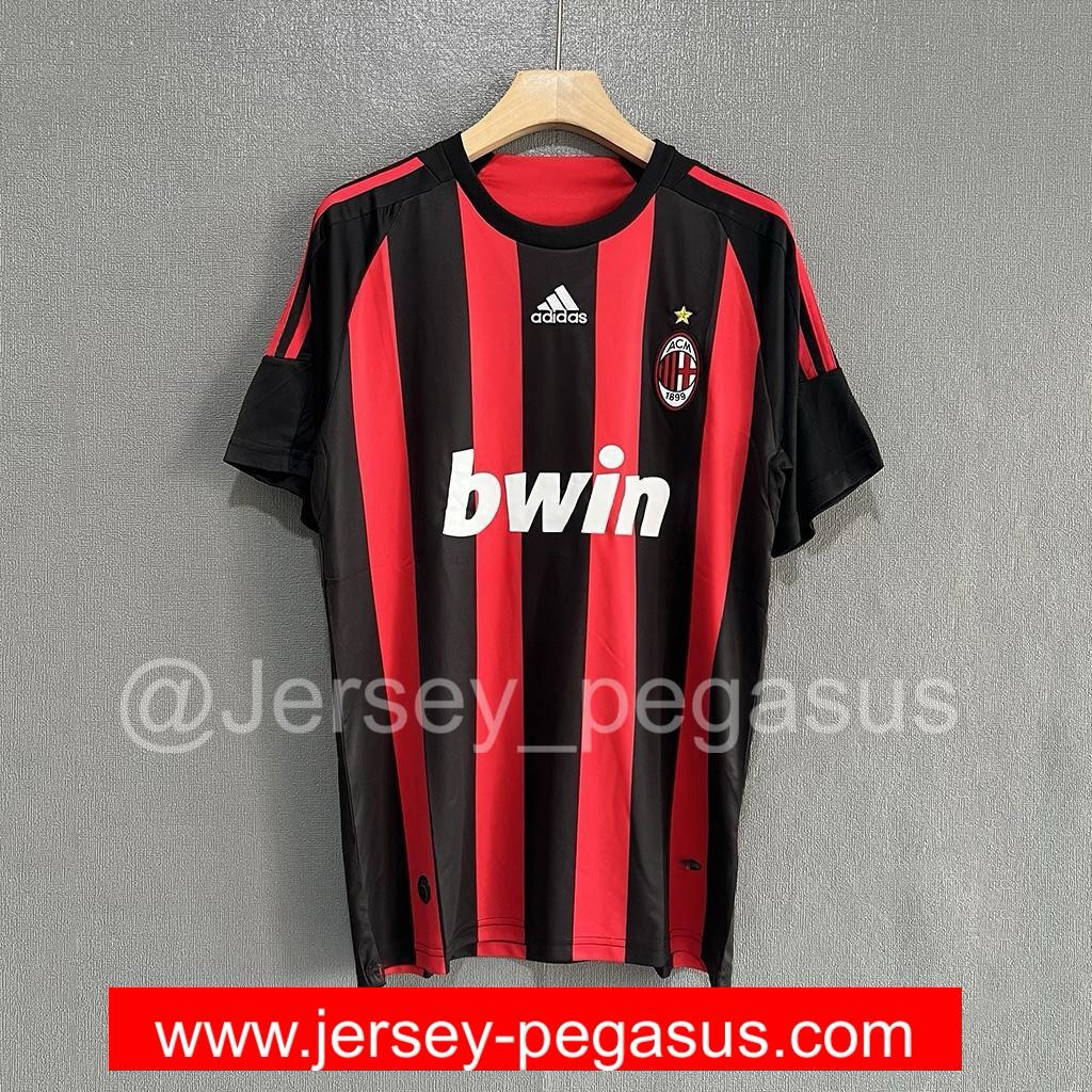 2009-2010 AC MILAN HOME JERSEY 2009-2010 AC MILAN HOME JERSEY