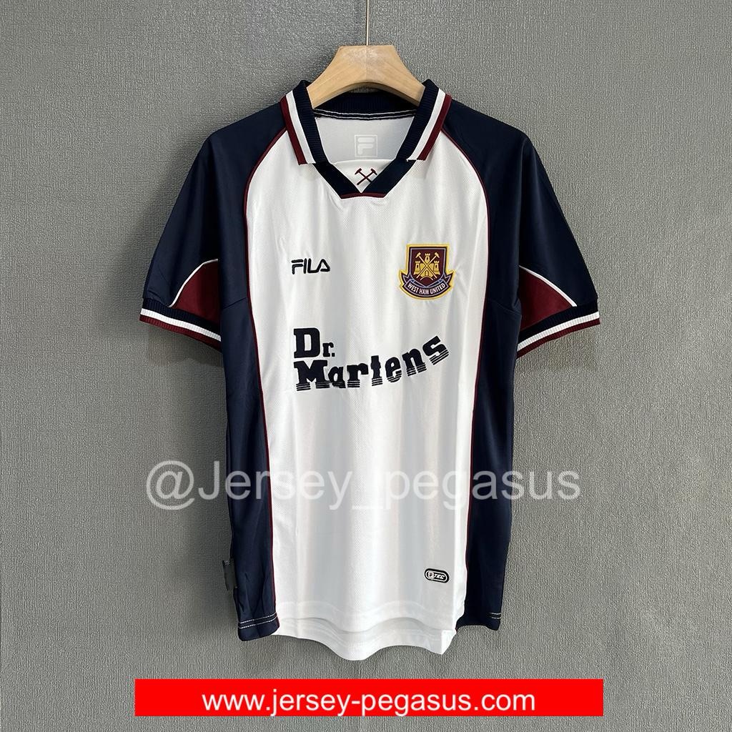 WEST HAM 1999-2000 AWAY JERSEY