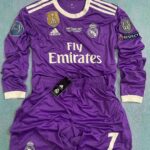 REAL MADRID FINAL CARDIFF 2017 LONG SLEEVE JERSEY WITH SHORT