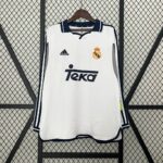 2000-2001 REAL MADRID TEKA HOME JERSEY LONG SLEEVE