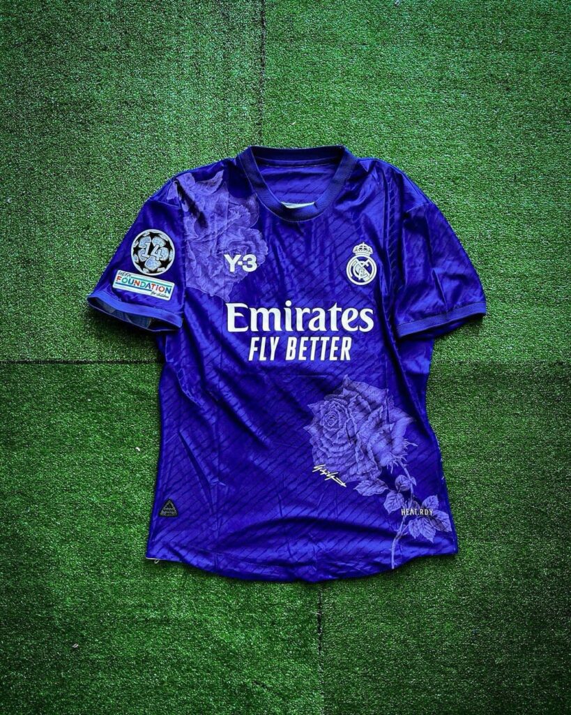 REAL MADRID Y-3 JERSEY PURPLE