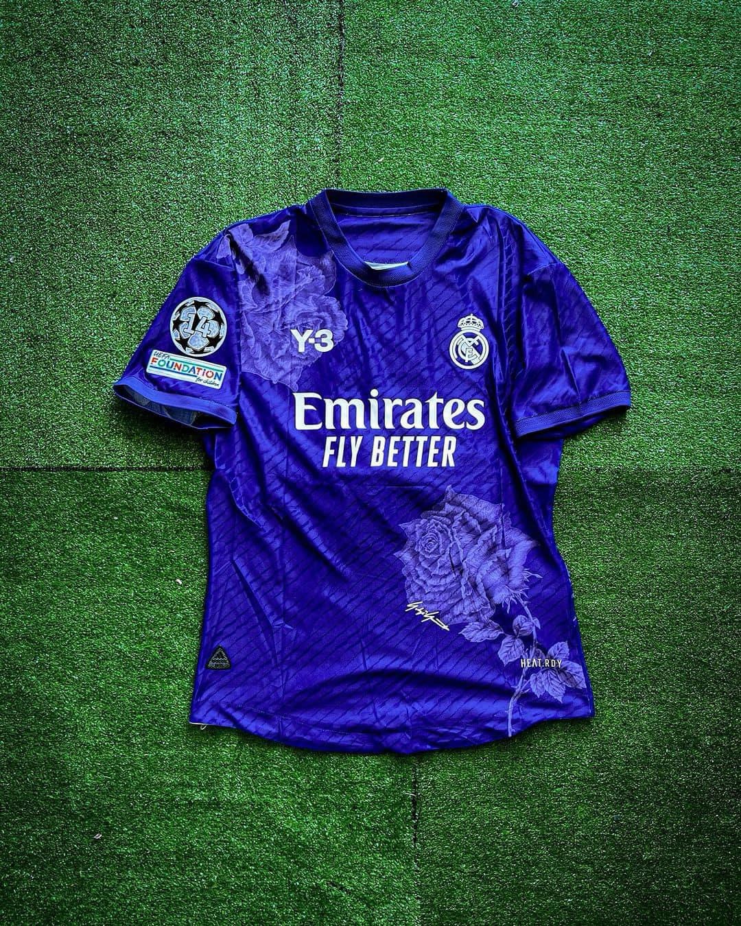 REAL MADRID Y-3 JERSEY PURPLE