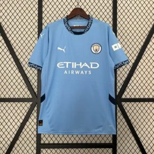 24-25 Manchester City Soccer Jersey Blue