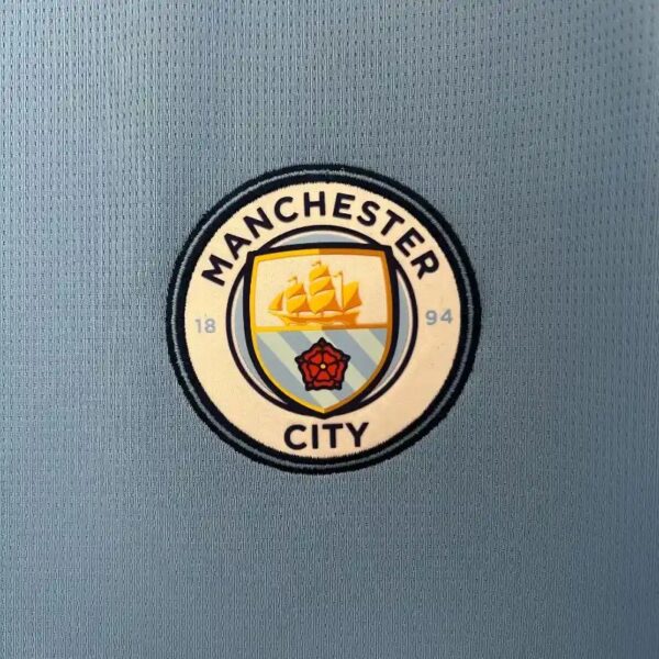 24 25 Manchester City Soccer Jersey Blue 2