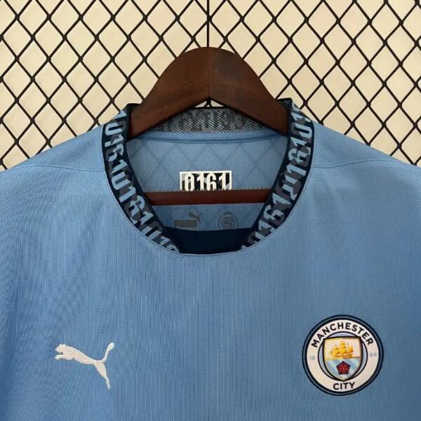 24 25 Manchester City Soccer Jersey Blue 3