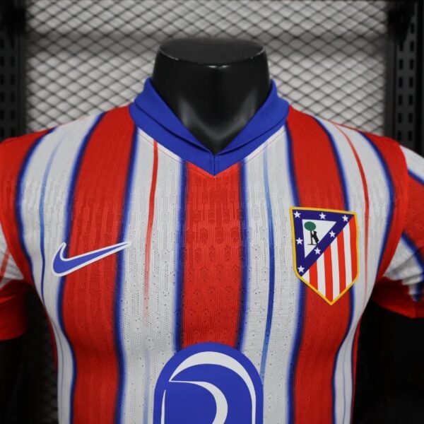 24 25 Player Version Atletico Madrid Soccer Jersey Home 1