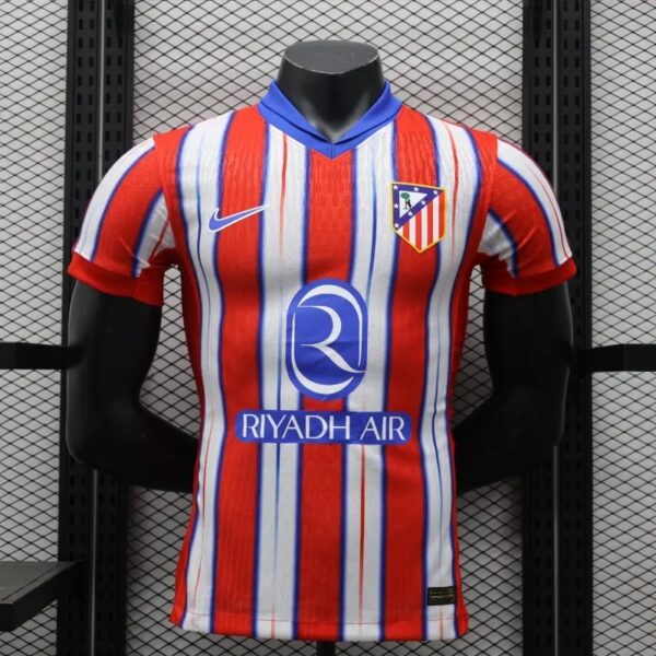 24 25 Player Version Atletico Madrid Soccer Jersey Home 7