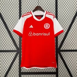 24-25 Brazil Internacional Soccer Jersey Home All sponsors