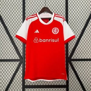 24-25 Brazil Internacional Soccer Jersey Home All sponsors