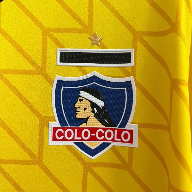 2425 Colo Colo Goalkeeper Yellow Soccer Jersey 3 1 2425 Colo Colo Goalkeeper Yellow Soccer Jersey 3 1