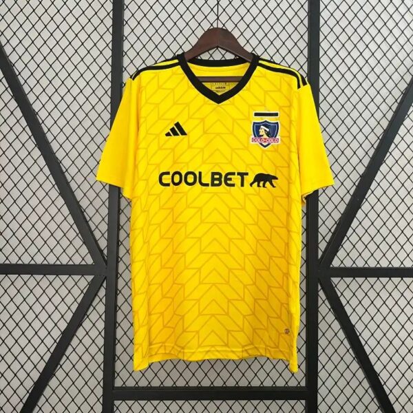 2425 Colo Colo Goalkeeper Yellow Soccer Jersey 5 1
