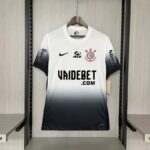 24-25 Corinthians Soccer Jersey Home All Sponsors