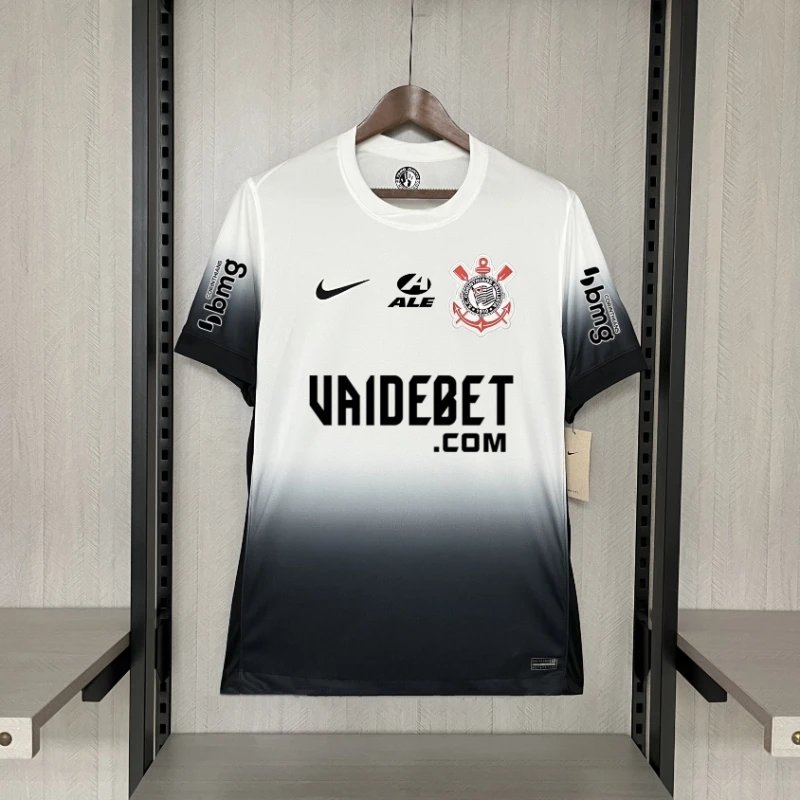 24-25 Corinthians Soccer Jersey Home All Sponsors 24-25 Corinthians Soccer Jersey Home All Sponsors