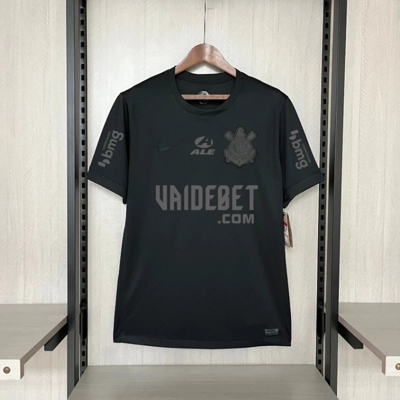 24-25 Corinthians Soccer Jersey Away All Sponsors