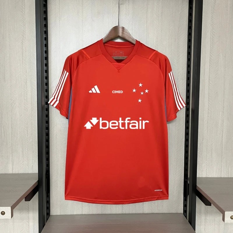 24-25 Cruzeiro Red Training Suit All sponsors