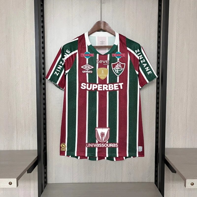 24-25 Fluminense Soccer Jersey Home All sponsors 24-25 Fluminense Soccer Jersey Home All sponsors