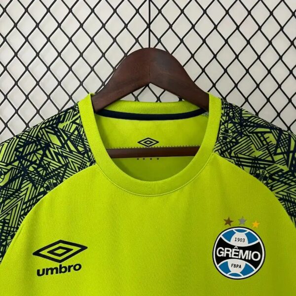 2425 Gremio Goalkeeper Fluorescent Green Soccer Jersey 3