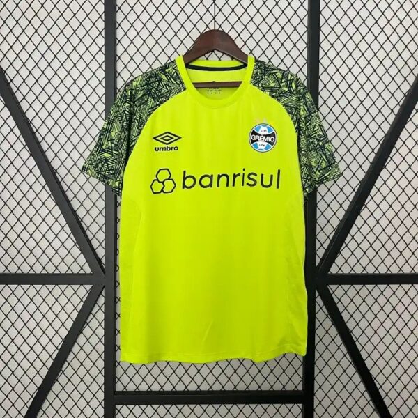 2425 Gremio Goalkeeper Fluorescent Green Soccer Jersey 5