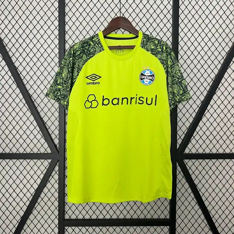 24-25 Gremio Goalkeeper Fluorescent Green Soccer Jersey