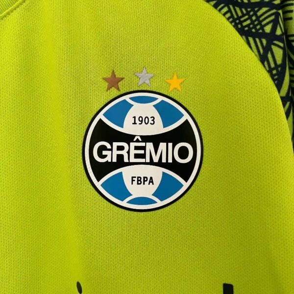 2425 Gremio Goalkeeper Fluorescent Green Soccer Jersey 7