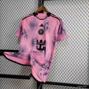 2425 Inter Miami Champion Version Pink Soccer Jersey 7