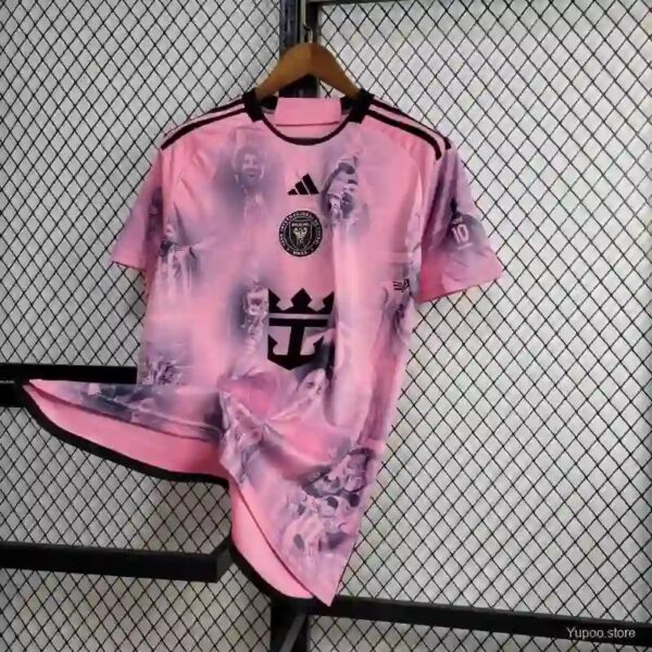 2425 Inter Miami Champion Version Pink Soccer Jersey 7