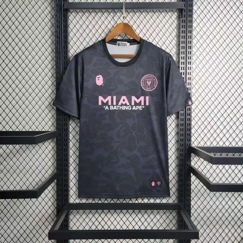 24-25 Inter Miami Co branded camouflage Black Soccer Jersey 24-25 Inter Miami Co branded camouflage Black Soccer Jersey