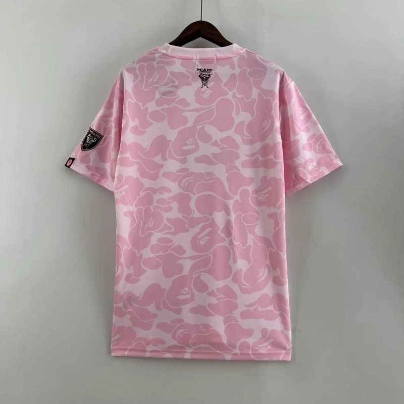 2425 Inter Miami Co branded camouflage Pink Soccer Jersey 1 2425 Inter Miami Co branded camouflage Pink Soccer Jersey 1