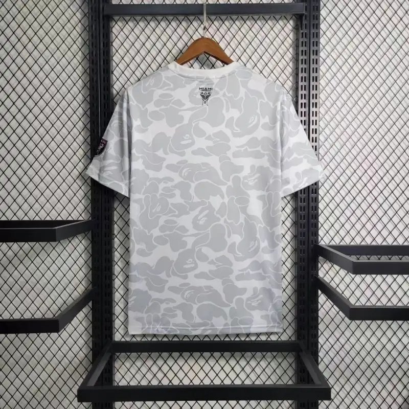 2425 Inter Miami Co branded camouflage White Soccer Jersey 1 2425 Inter Miami Co branded camouflage White Soccer Jersey 1