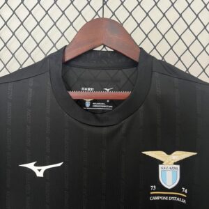 2425 Lazio 50th Anniversary Black Soccer Jersey 1