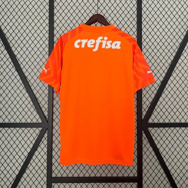 2425 Palmeiras Goalkeeper Orange Soccer Jersey 1