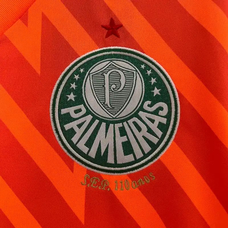 2425 Palmeiras Goalkeeper Orange Soccer Jersey 6 2425 Palmeiras Goalkeeper Orange Soccer Jersey 6